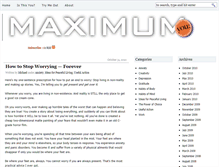 Tablet Screenshot of maximumyoutoday.com